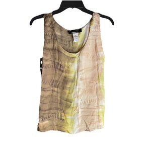 Jones New York Tank Top Women 10 Silk Sleeveless Tank Top Green NEW Y2K